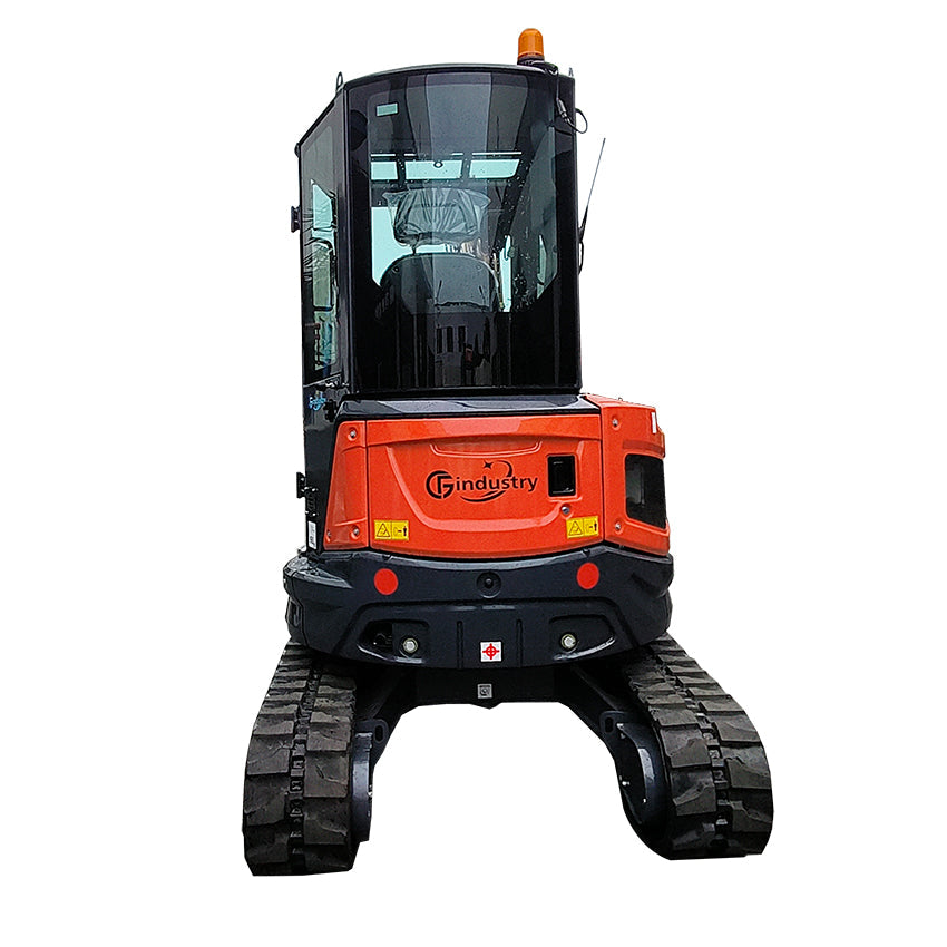 2.8 Ton Mini Excavator Kubota Diesel Engine w/ Enclosed Cab | CFG35UF