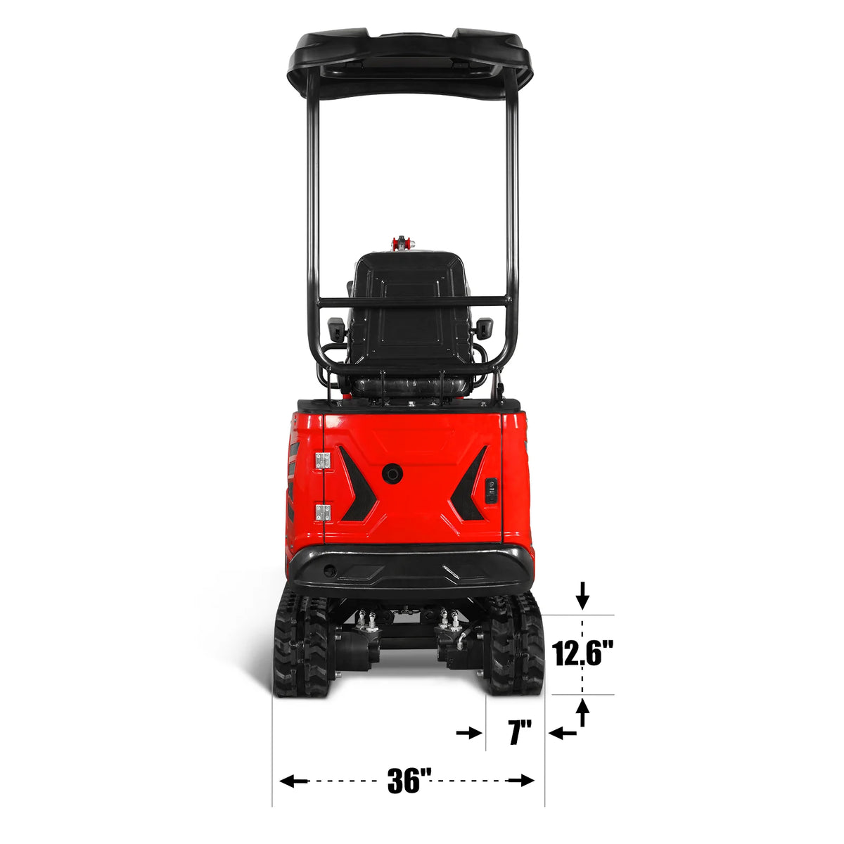 Mini Compact Excavator HONDA GX390 Engine,  65.7" Max. Digging Depth, 1Ton, 2280 LBS Operating Weight,  MEC10