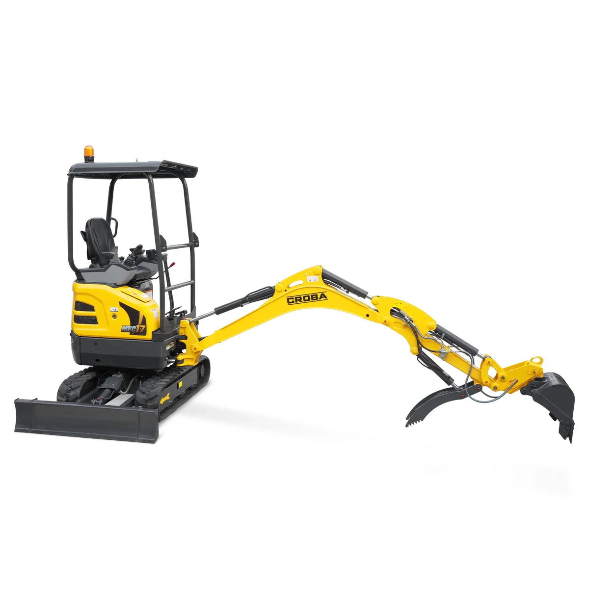 Mini Compact Excavator Kubota D902 Engine,  95" Max. Digging Depth, 1.7 Ton, 4190 LBS Operating Weight,  MEC17PRO