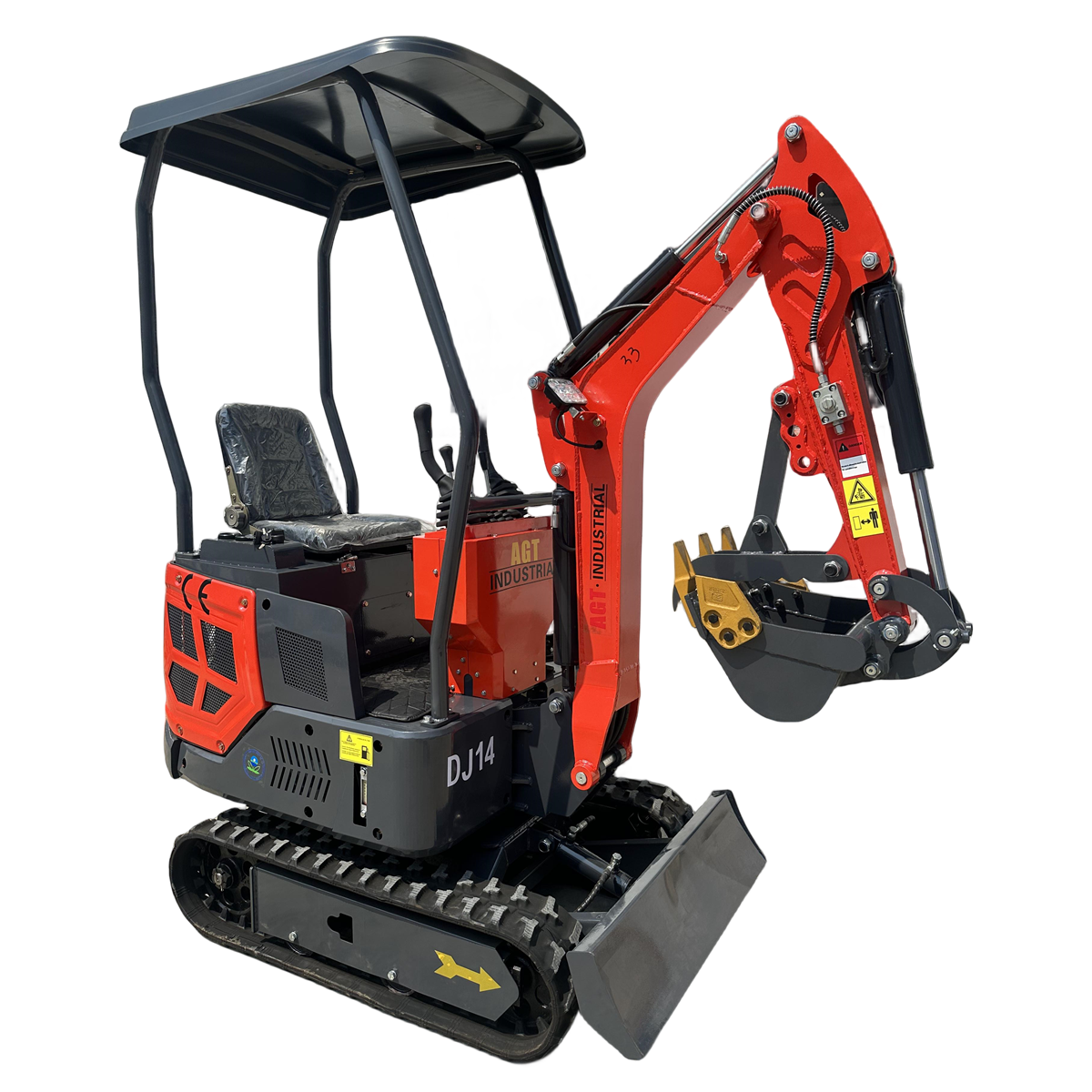 1 Ton Mini Excavator B&S 13.5HP Gasoline Engine | AGT-DJ14