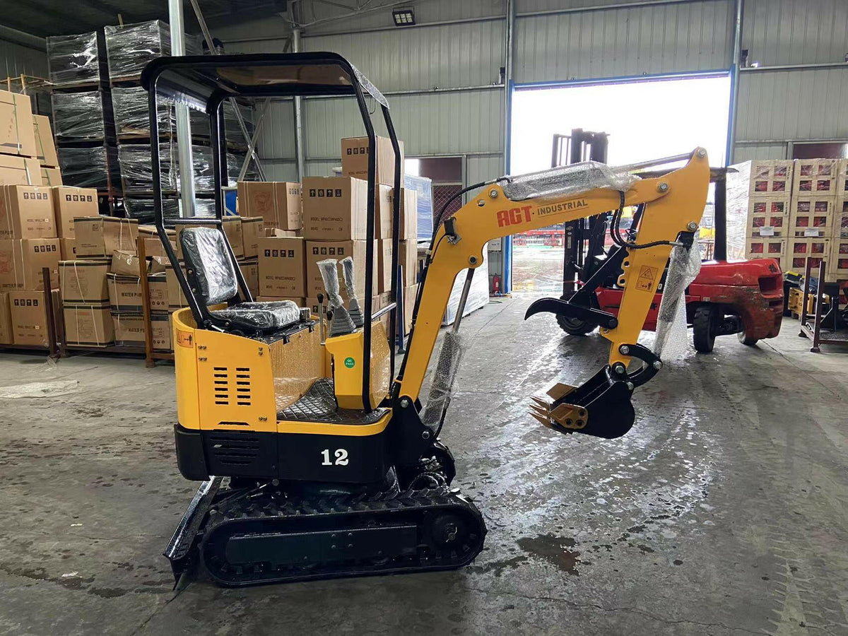1 Ton Mini Excavator B&S 13.5HP Engine w/ Compact Design | AGT-H12