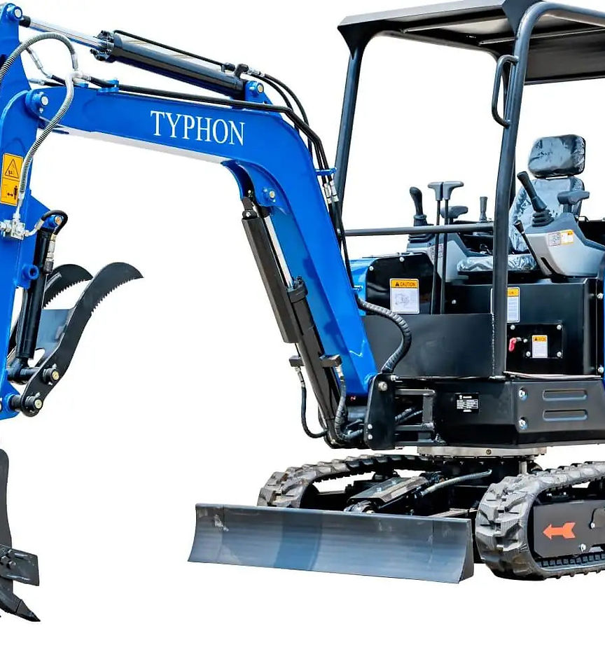 Typhon Terror X2 STORM 2.5-Ton Mini Excavator, Kubota V1505