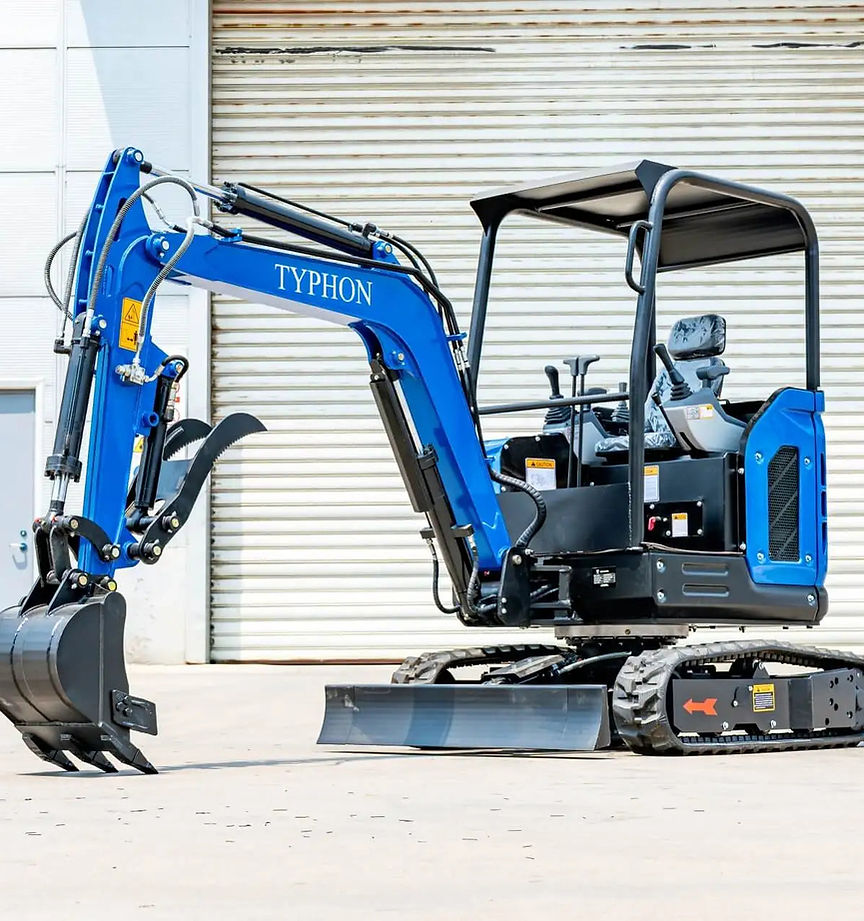 Typhon Terror X2 STORM 2.5-Ton Mini Excavator, Kubota V1505