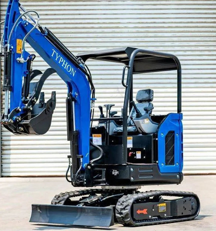 Typhon Terror X2 STORM 2.5-Ton Mini Excavator, Kubota V1505