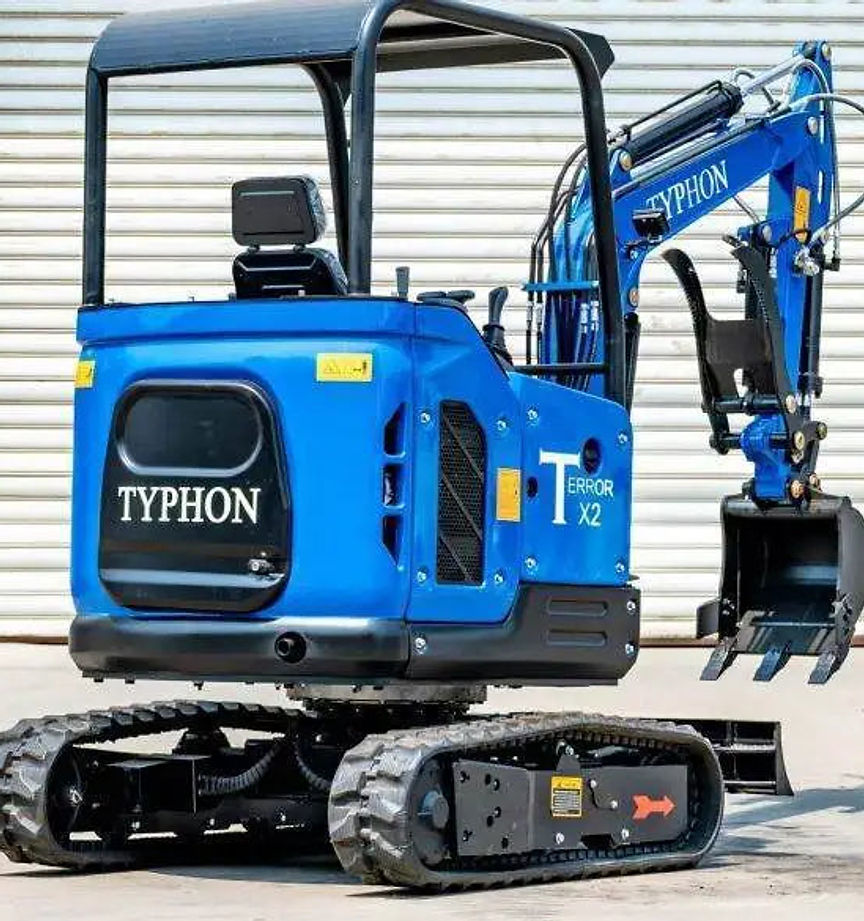 Typhon Terror X2 STORM 2.5-Ton Mini Excavator, Kubota V1505