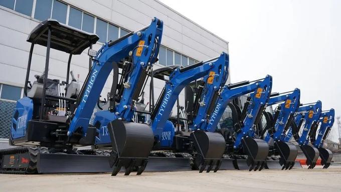 2025 Typhon Terror XVII Cabin Mini Excavator, 4000 lb Kubota D902