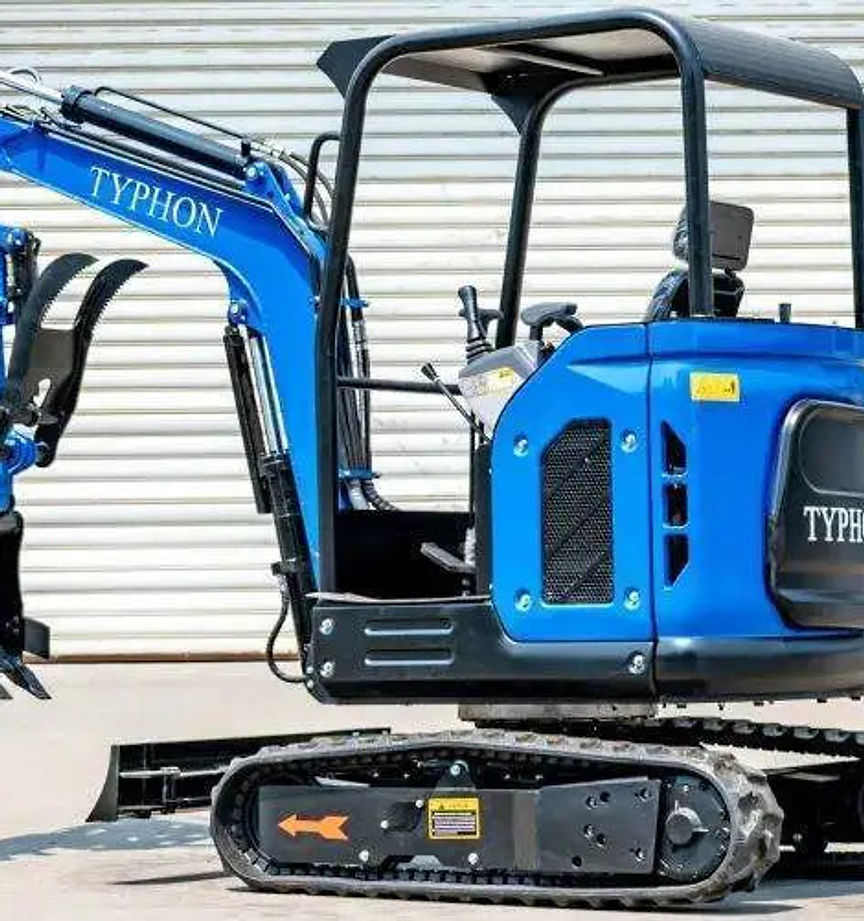 Typhon Terror X2 STORM 2.5-Ton Mini Excavator, Kubota V1505