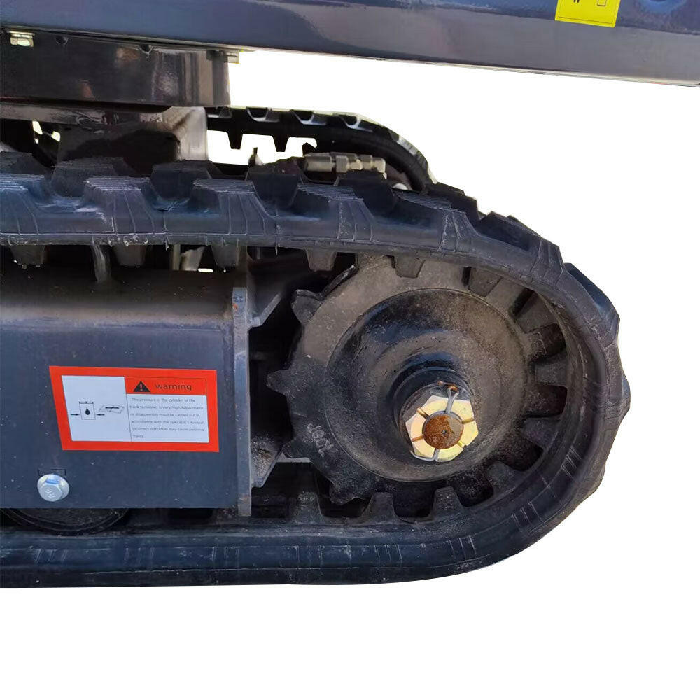 1 Ton Mini Excavator Kubota D722 Diesel Engine Rubber Tracks Dozer Blade | CFG-DY16
