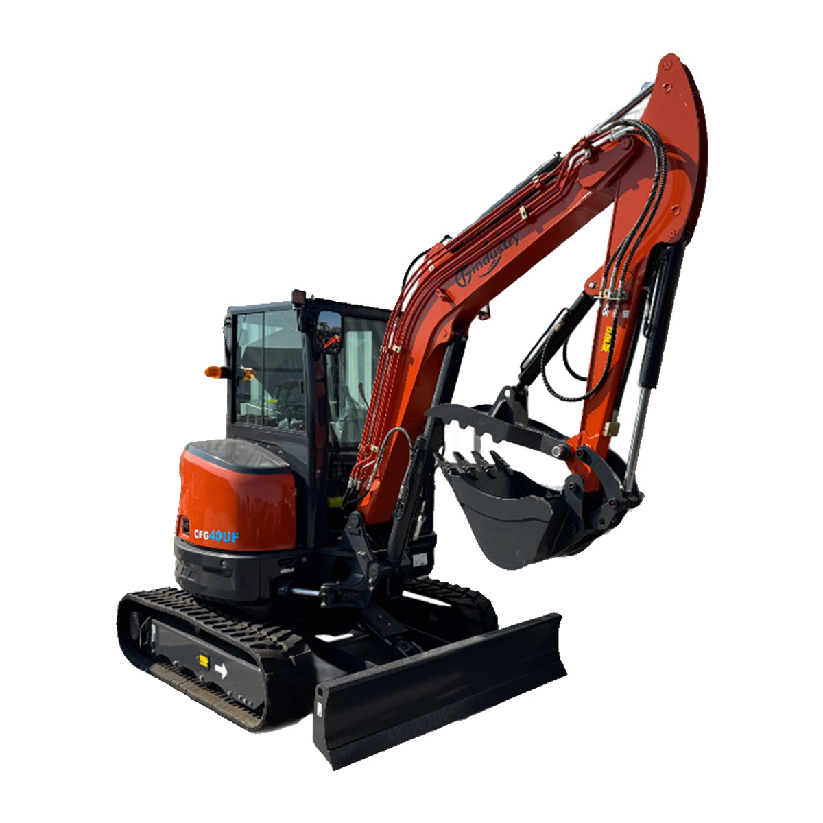 4 Ton Mini Excavator Kubota Diesel Engine w/ A/C & Thumb | CFG-40UF