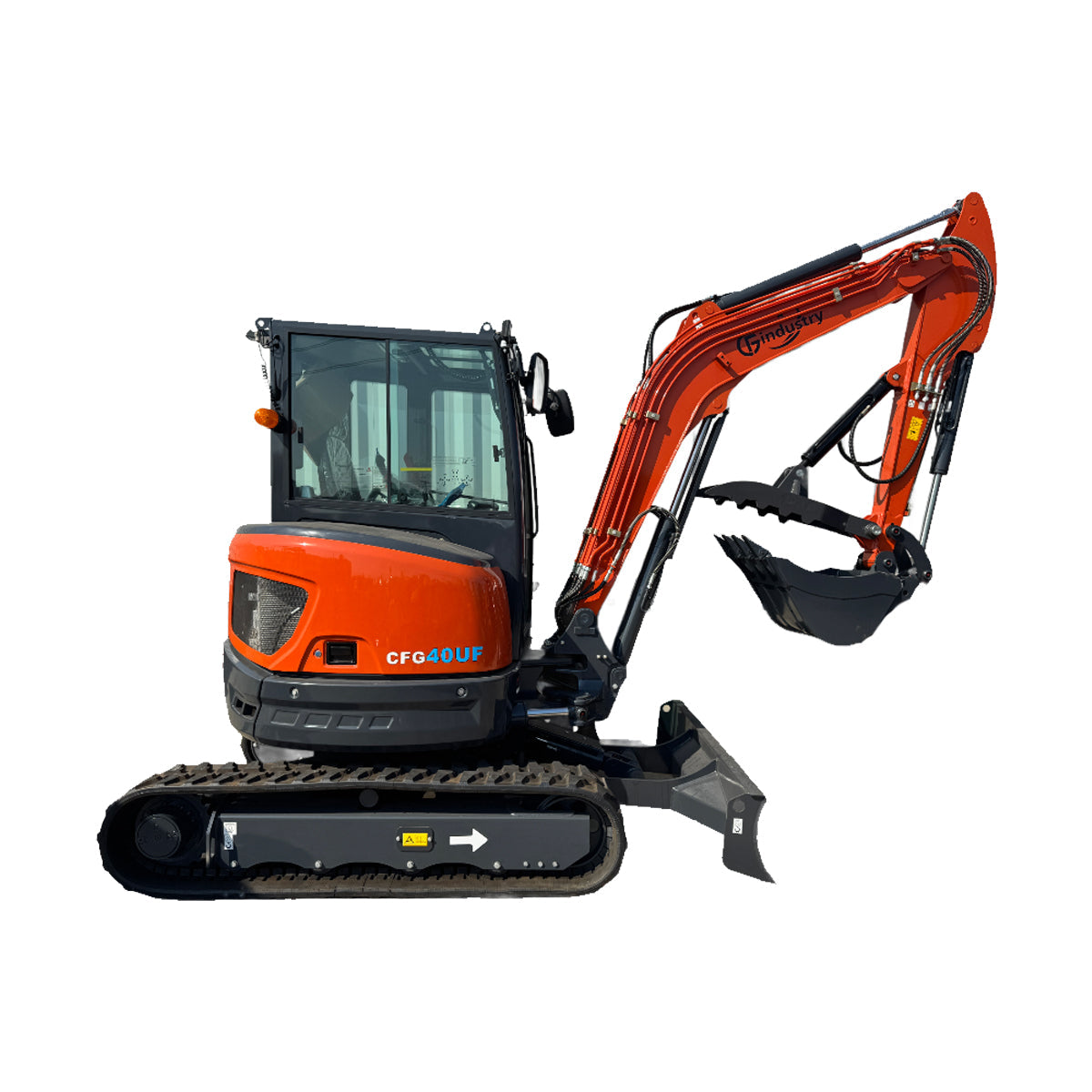 4 Ton Mini Excavator Kubota Diesel Engine w/ A/C & Thumb | CFG-40UF