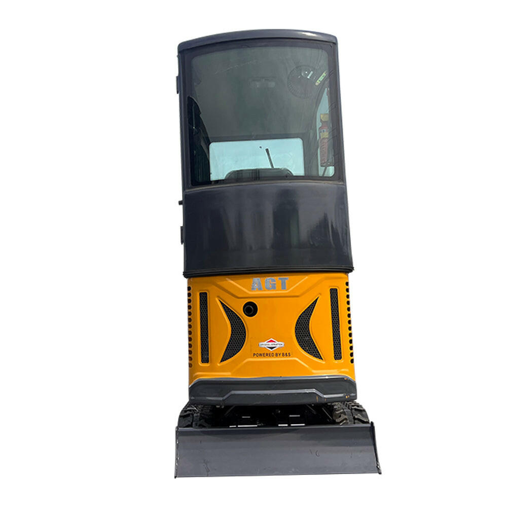 1 Ton Mini Excavator B&S 13.5HP Engine Enclosed Cab w/ Thumb | DM13-C