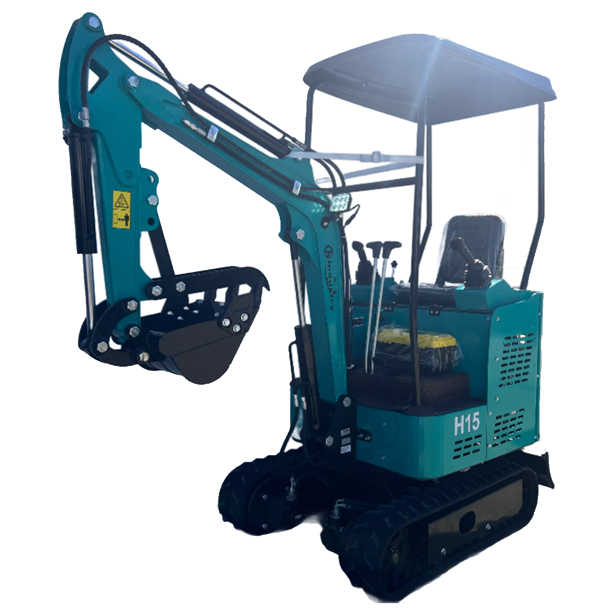 1 Ton Mini Excavator RATO 13.5HP Gasoline w/ Pilot Control | AGT-H15R