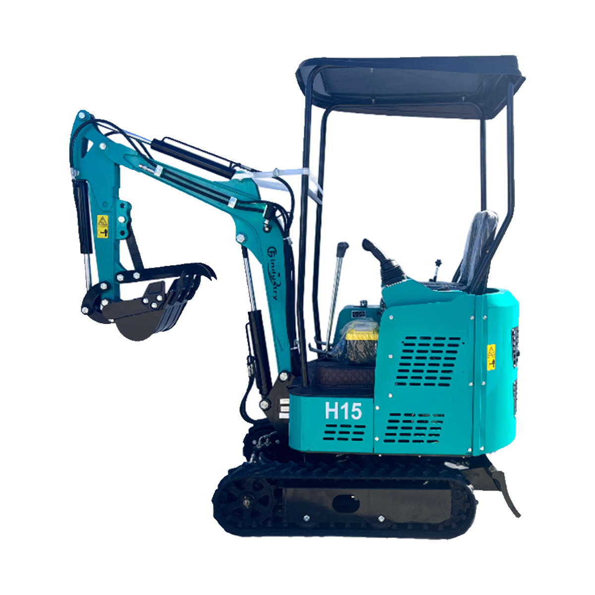 1 Ton Mini Excavator RATO 13.5HP Gasoline w/ Pilot Control | AGT-H15R