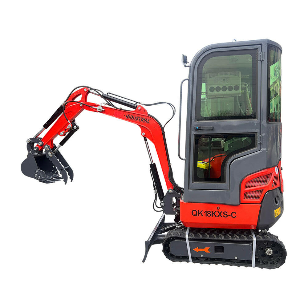 1 Ton Kubota Mini Excavator Enclosed AC Cabin & Side Swing | AGT-KH18K-CC