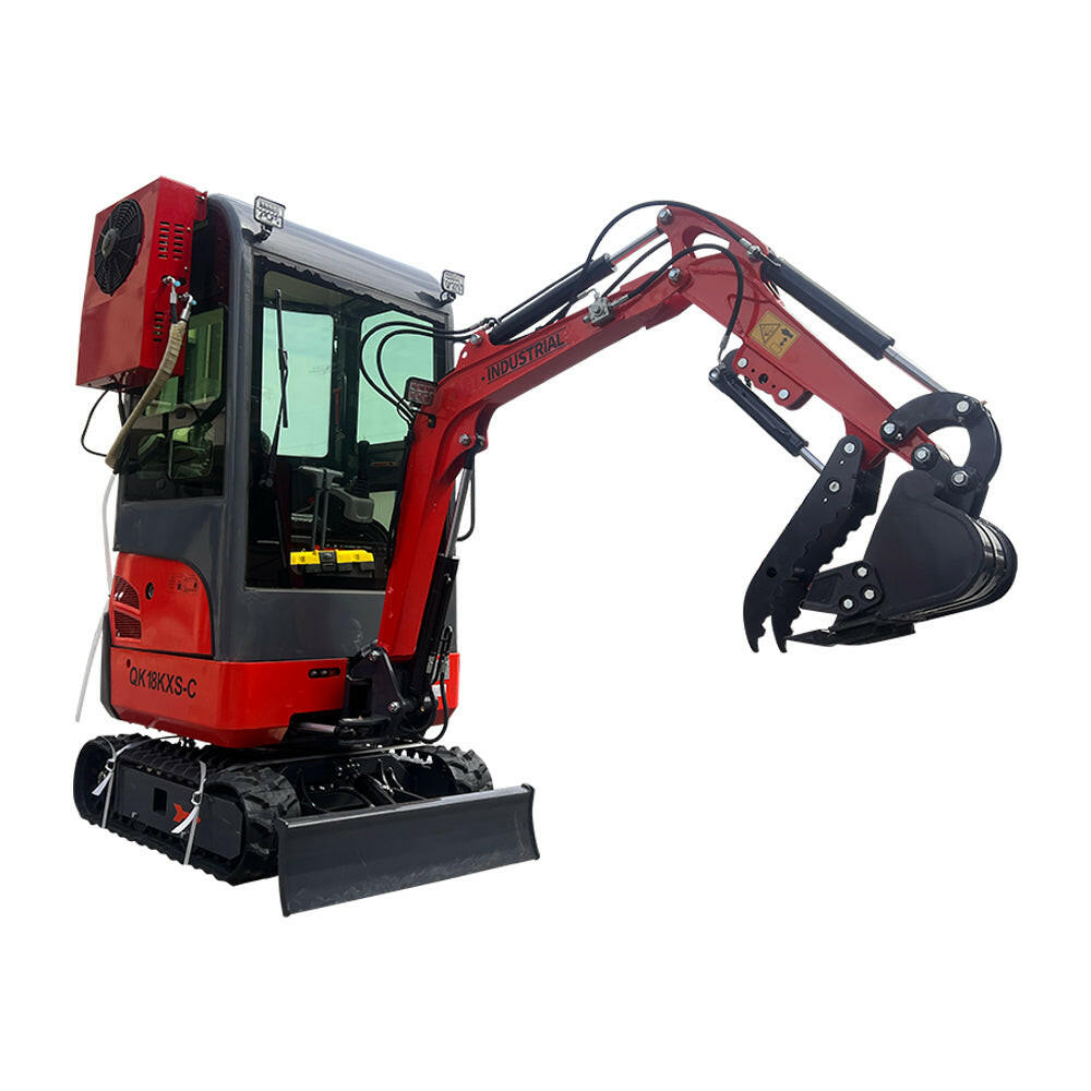 1 Ton Kubota Mini Excavator Enclosed AC Cabin & Side Swing | AGT-KH18K-CC