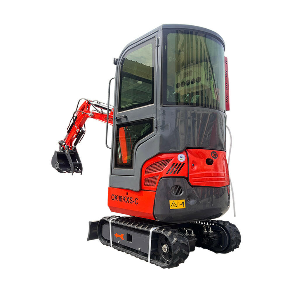 1 Ton Kubota Mini Excavator Enclosed AC Cabin & Side Swing | AGT-KH18K-CC