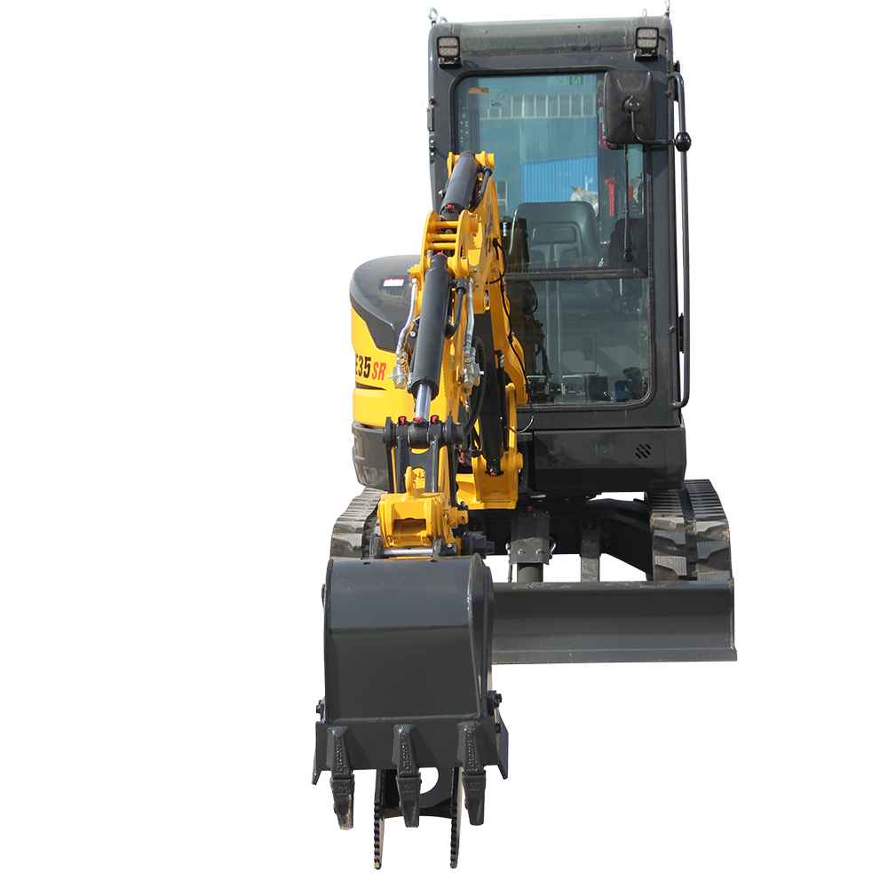 2.8 Ton Mini Excavator Yanmar 25HP Diesel Enclosed Cab w/ Thumb | CFG-STE35SR