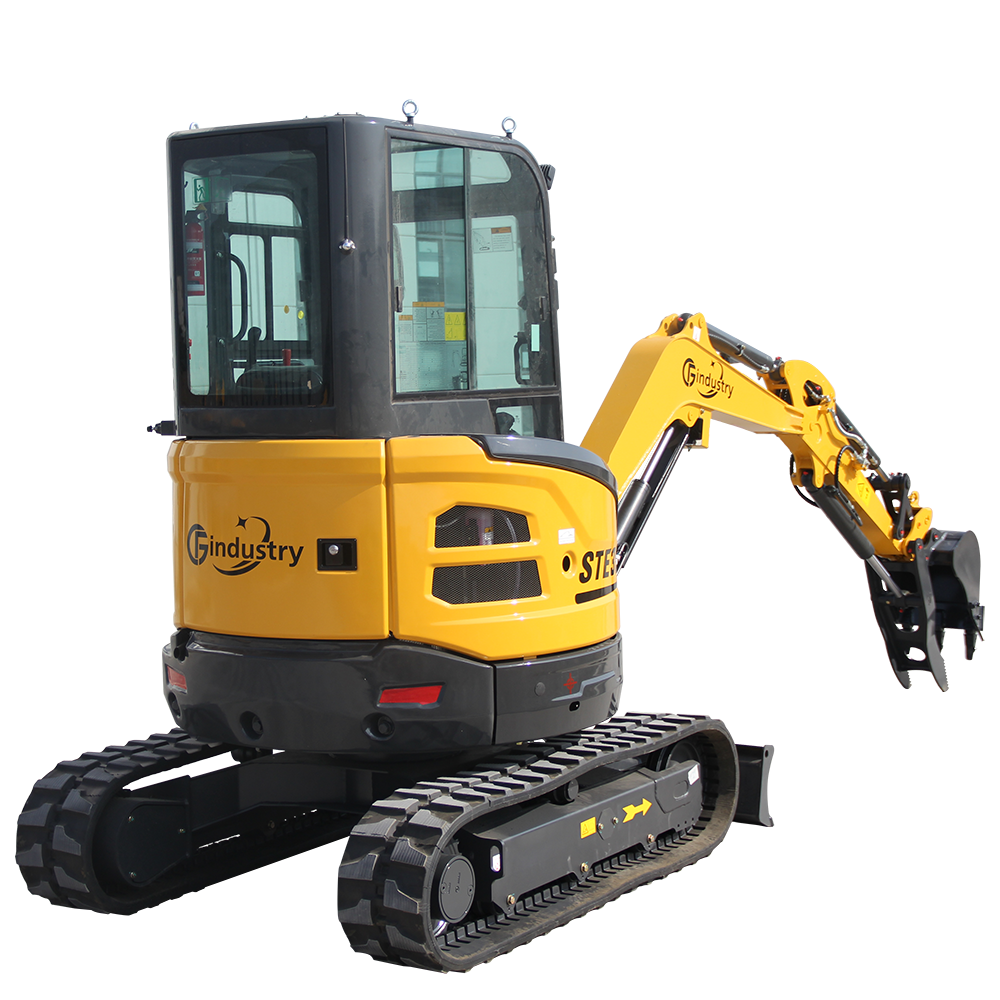 2.8 Ton Mini Excavator Yanmar 25HP Diesel Enclosed Cab w/ Thumb | CFG-STE35SR