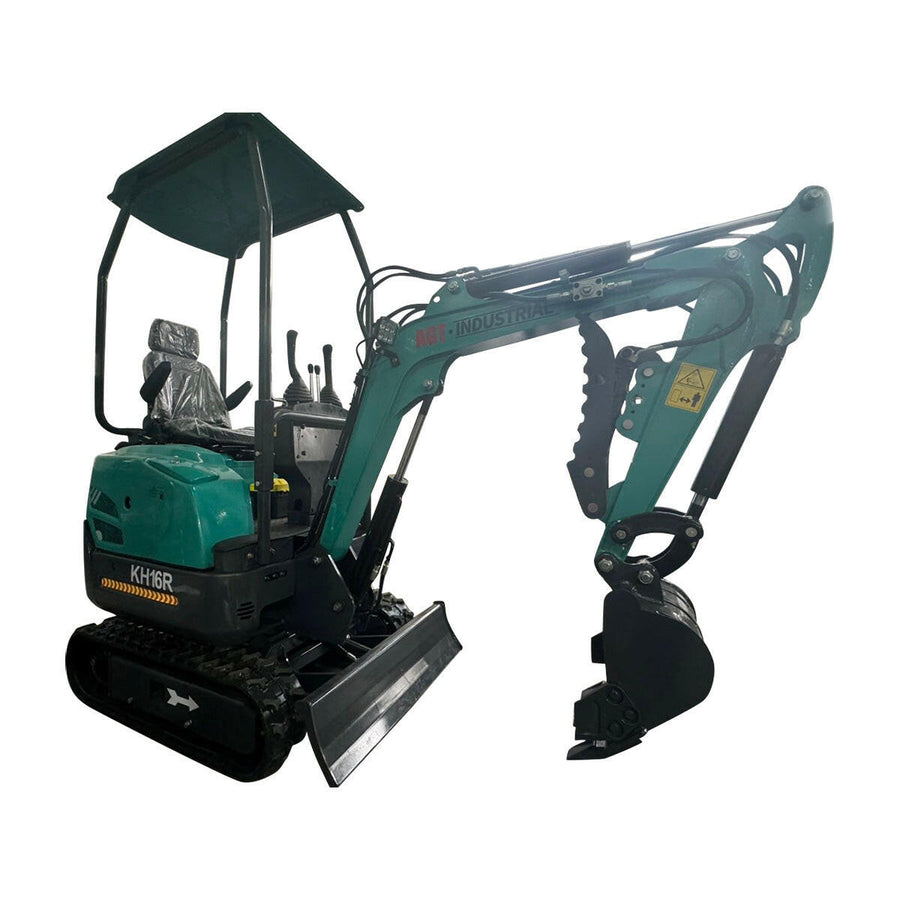 1 Ton Mini Excavator RATO 13.5HP Gasoline w/ Hydraulic Thumb | AGT-KH16R