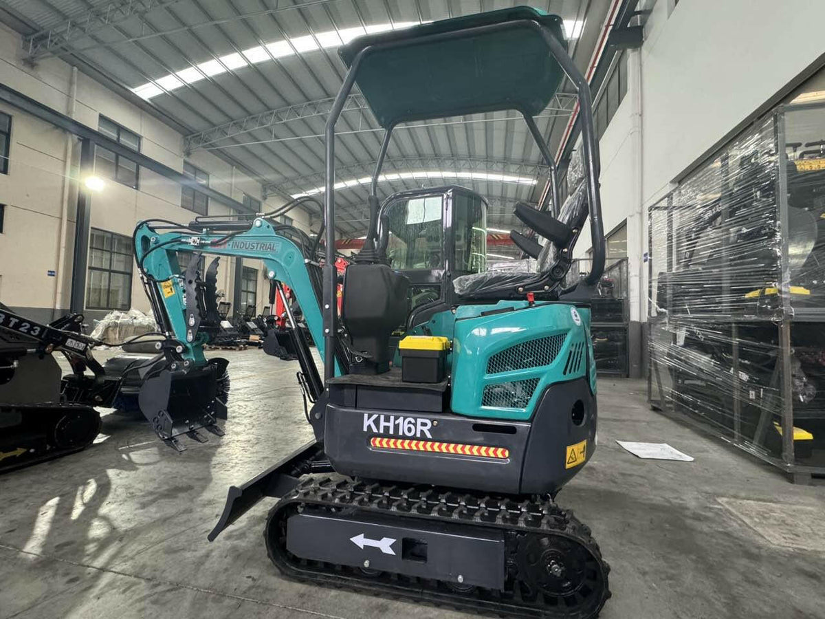 1 Ton Mini Excavator RATO 13.5HP Gasoline w/ Hydraulic Thumb | AGT-KH16R