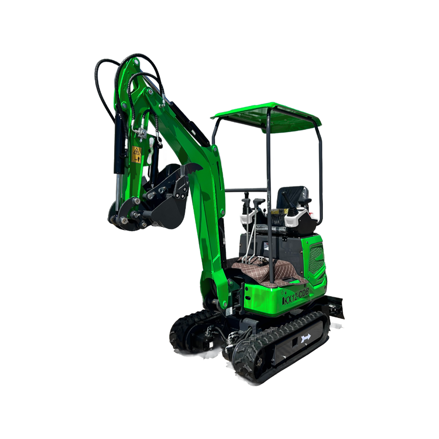 1 Ton Mini Excavator B&S Engine w/ Retractable Tracks | KX12-CDB