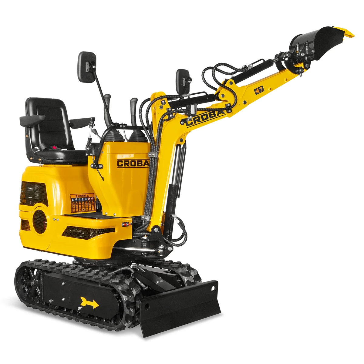 Mini Compact Excavator Loncin 300cc 9hp Engine, 43.3" Max. Digging Depth, 0.6Ton, 1345 LBS Operating Weight, MEC06