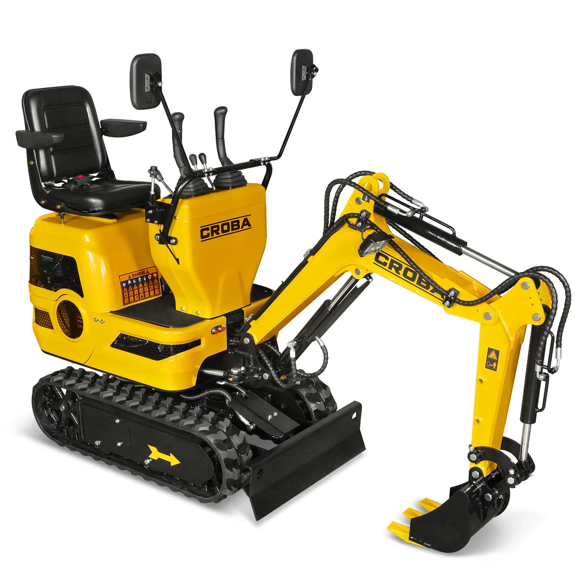 Mini Compact Excavator Loncin 300cc 9hp Engine, 43.3" Max. Digging Depth, 0.6Ton, 1345 LBS Operating Weight, MEC06