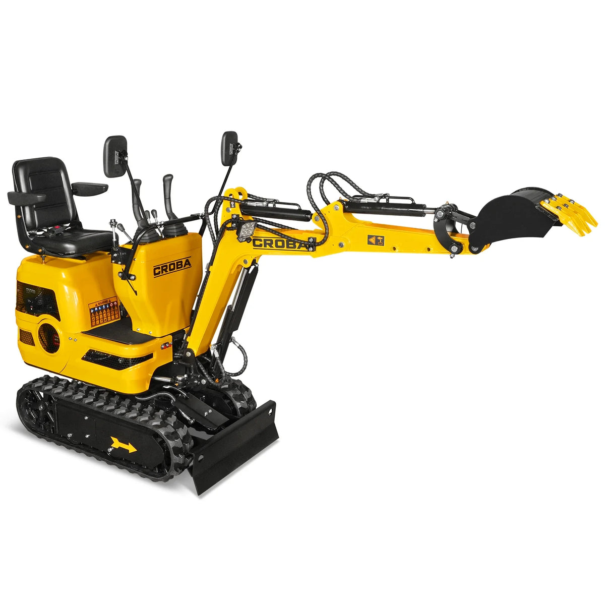 Mini Compact Excavator Loncin 300cc 9hp Engine, 43.3" Max. Digging Depth, 0.6Ton, 1345 LBS Operating Weight, MEC06