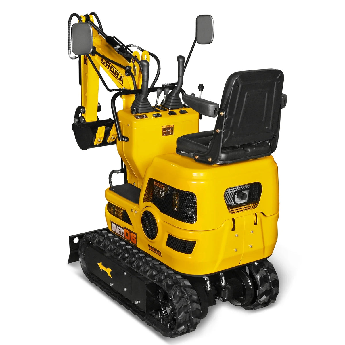Mini Compact Excavator Loncin 300cc 9hp Engine, 43.3" Max. Digging Depth, 0.6Ton, 1345 LBS Operating Weight, MEC06