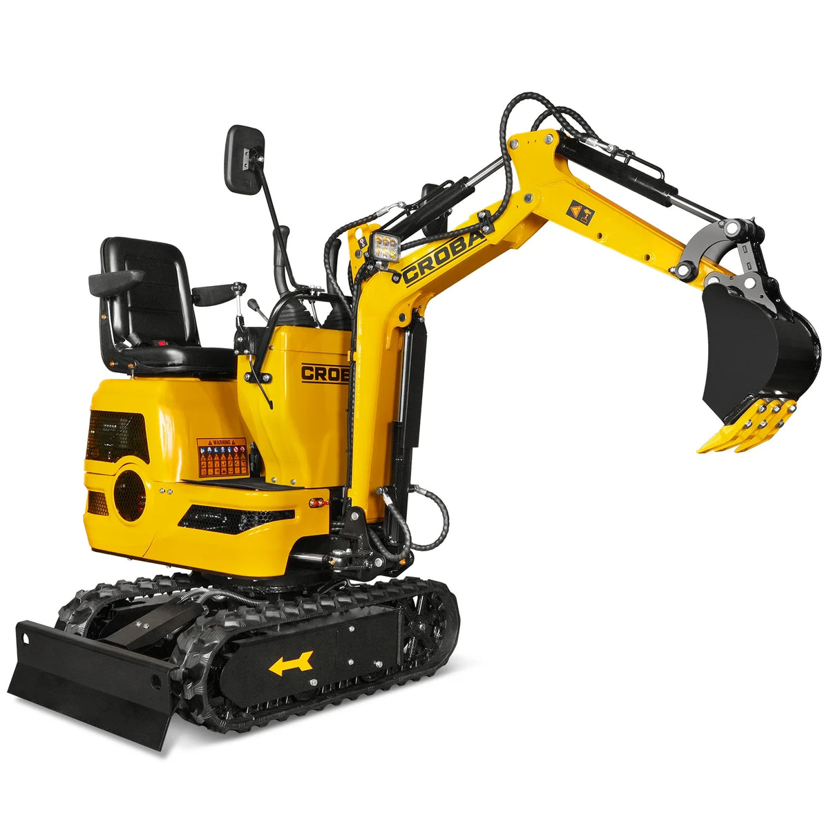 Mini Compact Excavator Loncin 300cc 9hp Engine, 43.3" Max. Digging Depth, 0.6Ton, 1345 LBS Operating Weight, MEC06