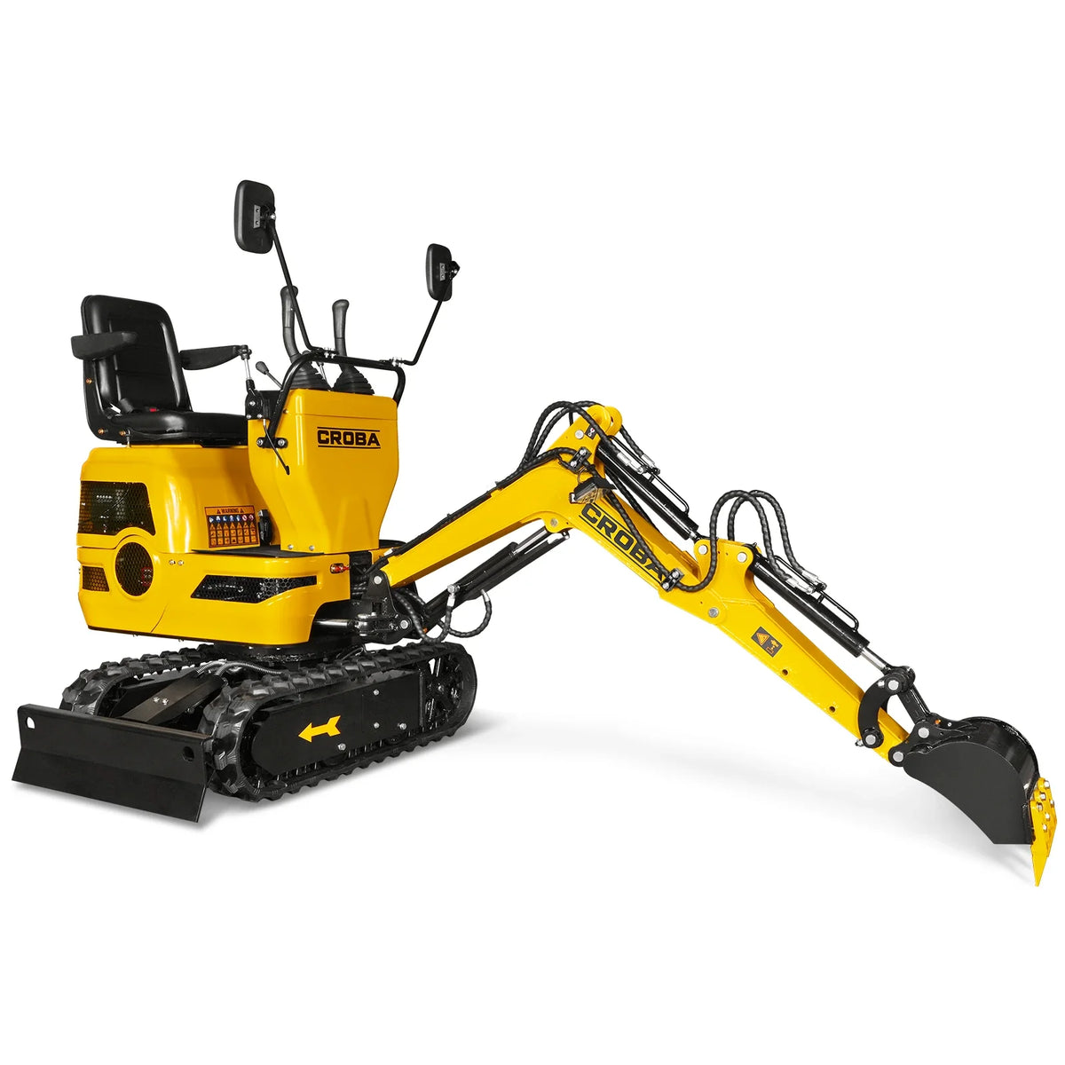 Mini Compact Excavator Loncin 300cc 9hp Engine, 43.3" Max. Digging Depth, 0.6Ton, 1345 LBS Operating Weight, MEC06