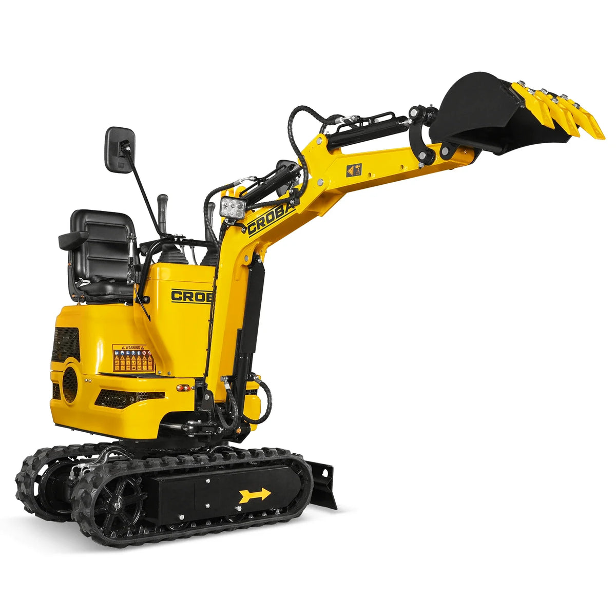 Mini Compact Excavator Loncin 300cc 9hp Engine, 43.3" Max. Digging Depth, 0.6Ton, 1345 LBS Operating Weight, MEC06