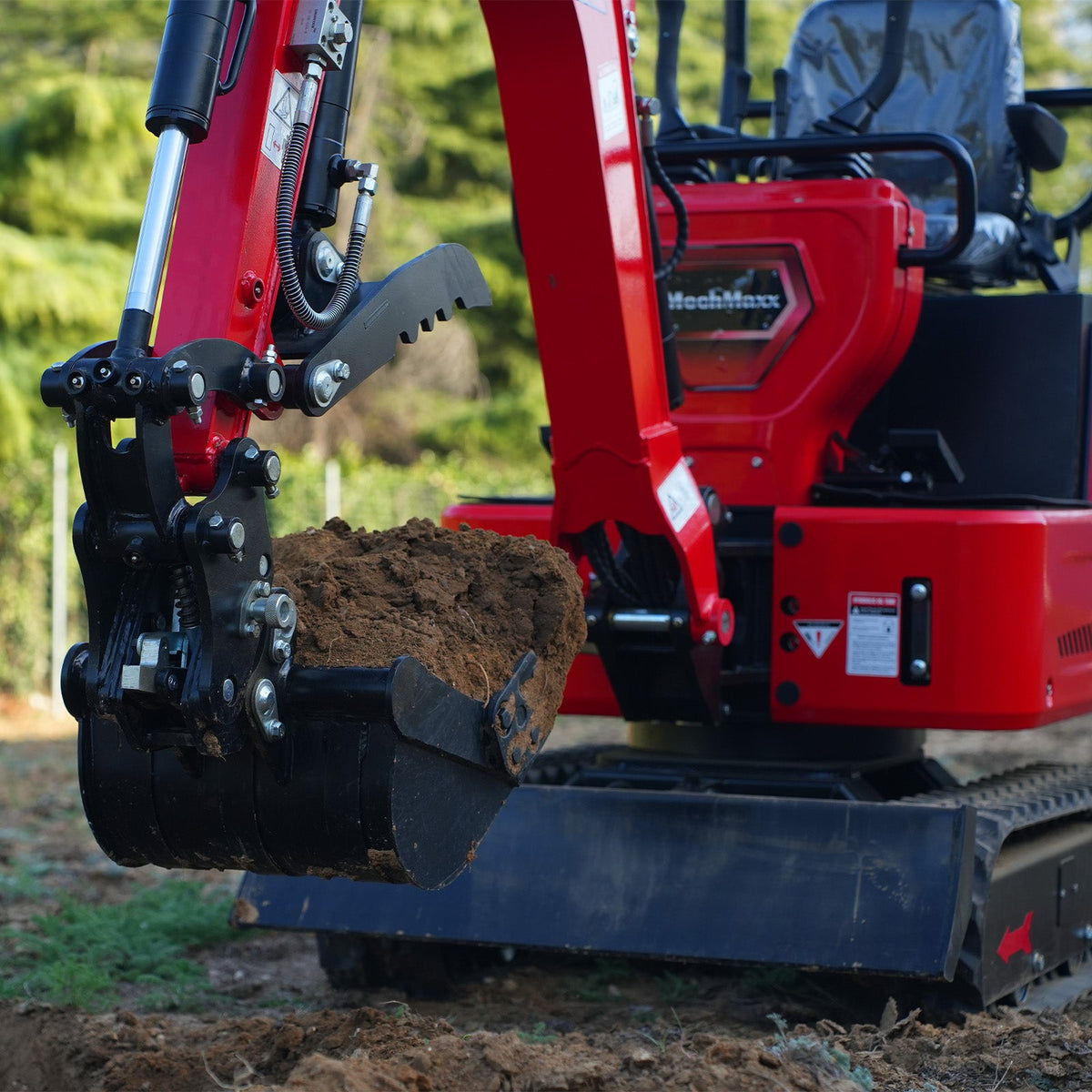 Mini Compact Excavator HONDA GX390 Engine,  65.7" Max. Digging Depth, 1Ton, 2280 LBS Operating Weight,  MEC10