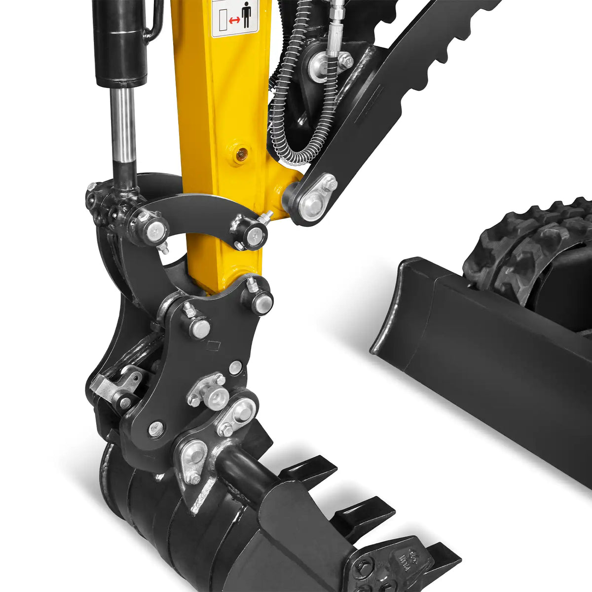 Mini Compact Excavator Kubota D722 Engine,  65.7" Max. Digging Depth, 1.2 Ton, 2700 LBS Operating Weight,  MEC12