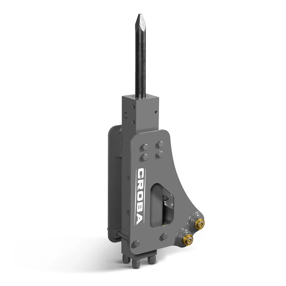 Hydraulic Breaker Hammer for Mini Compact Excavator MEC17, MEC17PRO, 360 J Impact Energy, 700-1200 Bpm (SKU: 150533; 150534）