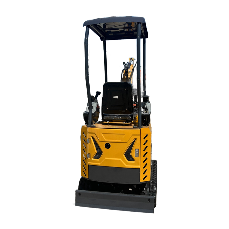 1 Ton Mini Excavator B&S 13.5HP Gas Pilot Control LED Track | MX12-B