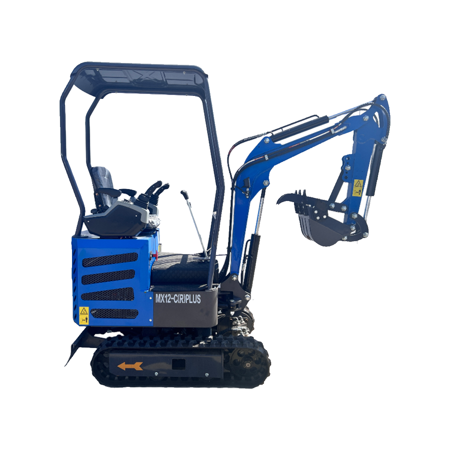 1 Ton EFI Mini Excavator w/ Pilot Control & Side Swing | MX12-CRPLUS