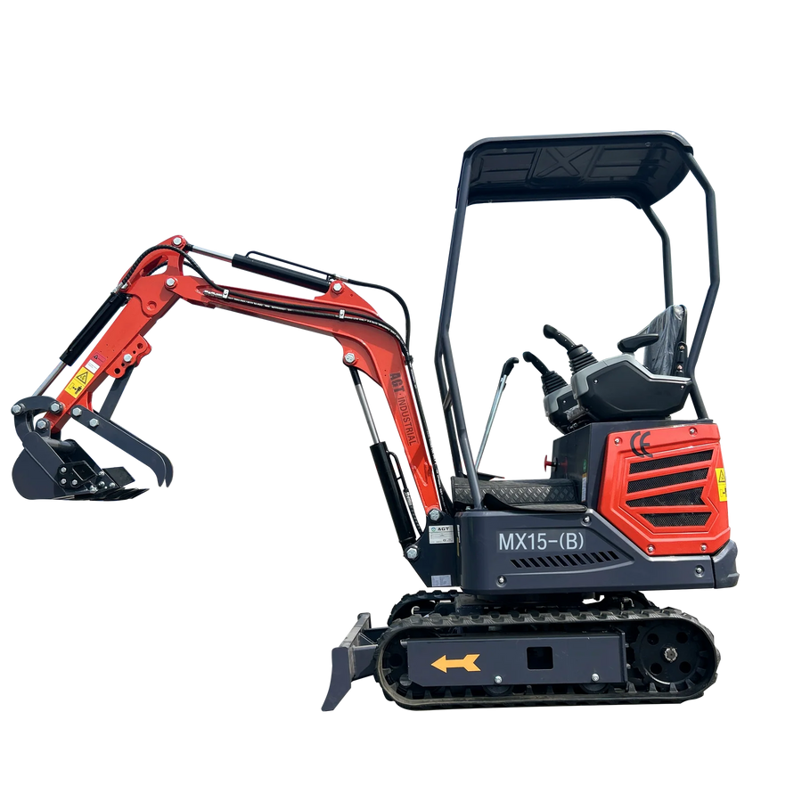 1 Ton Mini Excavator B&S Engine w/ Pilot Control & Swing | MX15-B