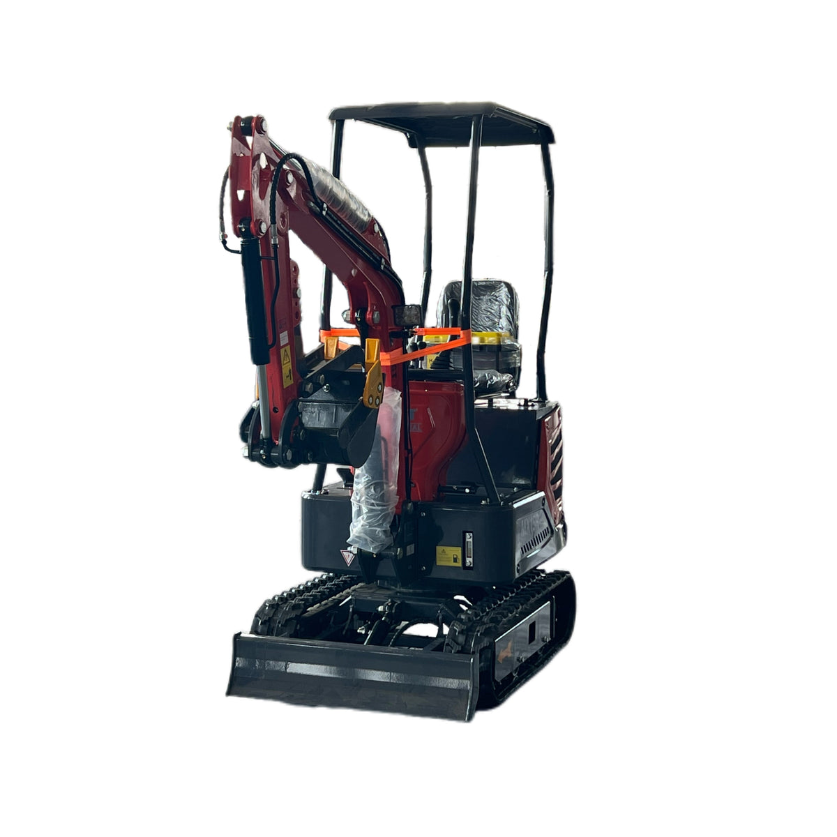 1 Ton Mini Excavator Rato 13.5HP w/ Side Swing Boom & Thumb | AGT-MX15R
