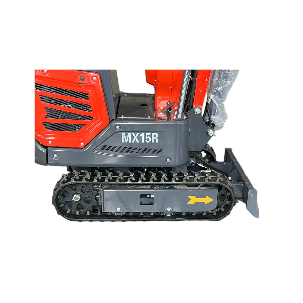 1 Ton Mini Excavator Rato 13.5HP w/ Side Swing Boom & Thumb | AGT-MX15R