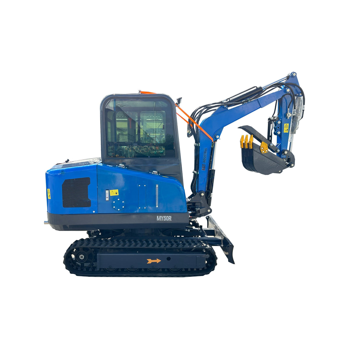 2 Ton Mini Excavator Rato 28HP Enclosed Cab w/ Hydraulic Thumb | MY50R