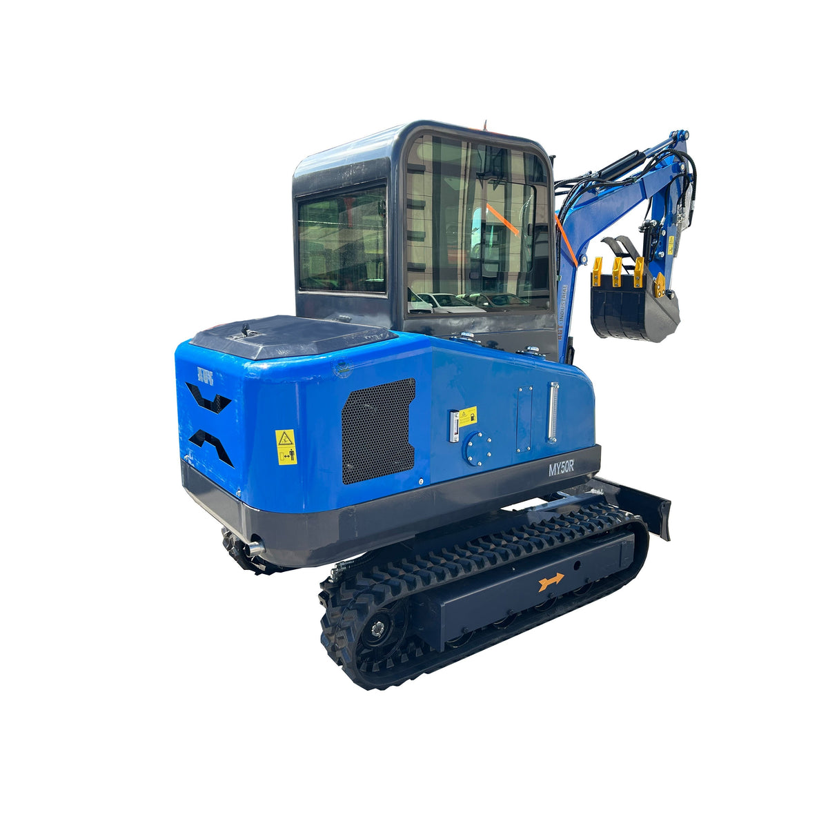 2 Ton Mini Excavator Rato 28HP Enclosed Cab w/ Hydraulic Thumb | MY50R