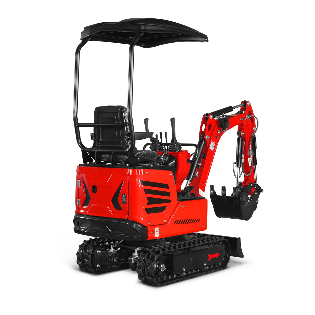Mini Compact Excavator HONDA GX390 Engine,  65.7" Max. Digging Depth, 1Ton, 2280 LBS Operating Weight,  MEC10