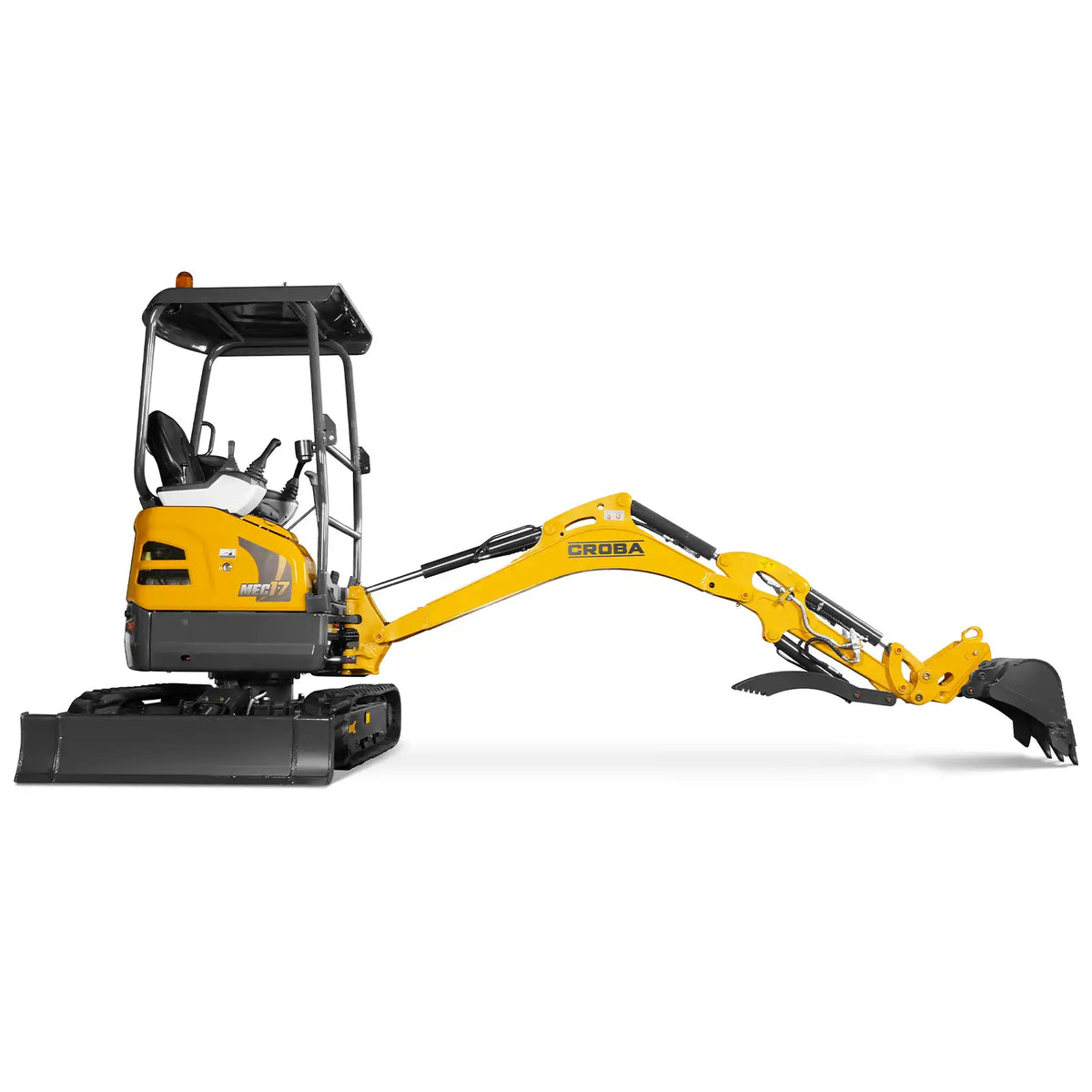 Mini Compact Excavator Kubota D902 Engine,  89" Max. Digging Depth, 1.7 Ton, 4145 LBS Operating Weight,  MEC17