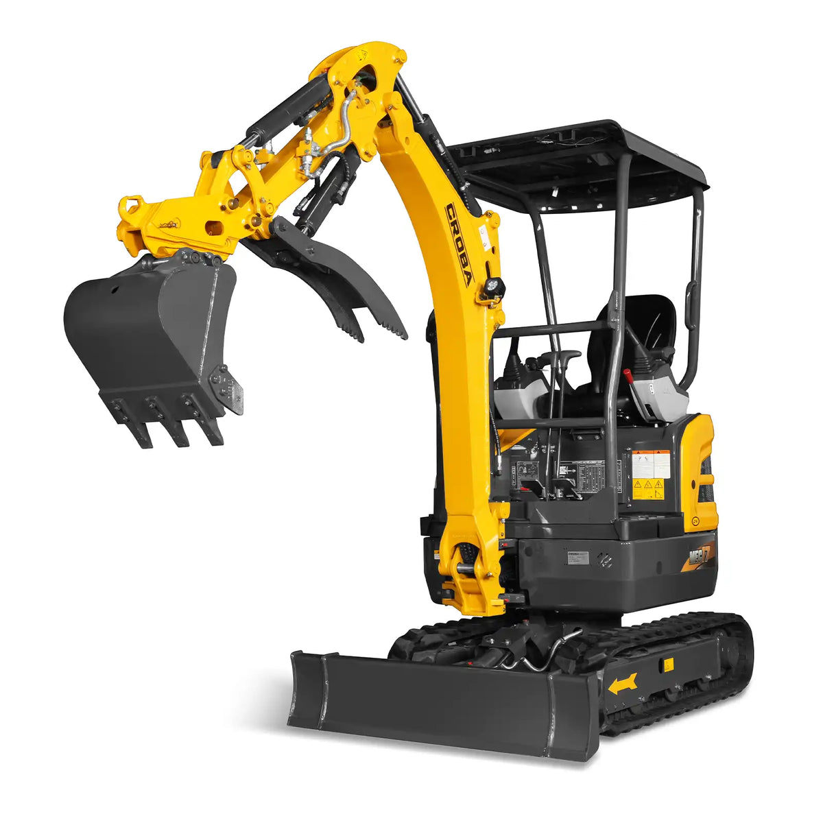 Mini Compact Excavator Kubota D902 Engine,  89" Max. Digging Depth, 1.7 Ton, 4145 LBS Operating Weight,  MEC17