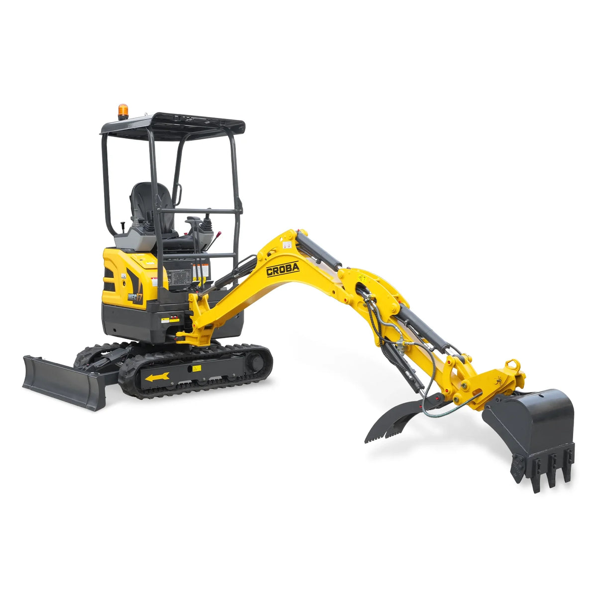 Mini Compact Excavator Kubota D902 Engine,  95" Max. Digging Depth, 1.7 Ton, 4190 LBS Operating Weight,  MEC17PRO