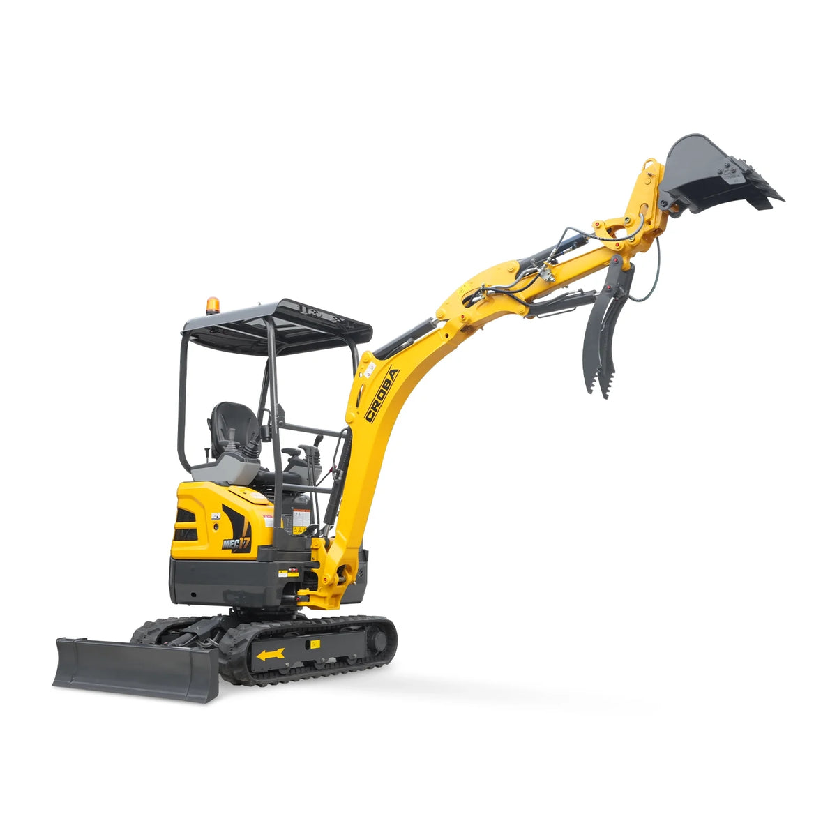 Mini Compact Excavator Kubota D902 Engine,  95" Max. Digging Depth, 1.7 Ton, 4190 LBS Operating Weight,  MEC17PRO
