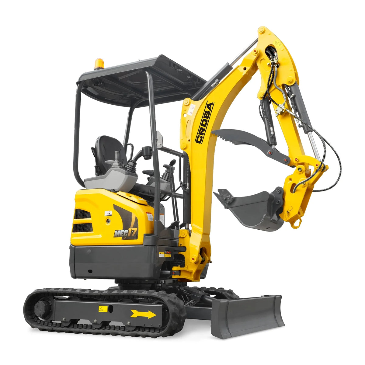 Mini Compact Excavator Kubota D902 Engine,  95" Max. Digging Depth, 1.7 Ton, 4190 LBS Operating Weight,  MEC17PRO