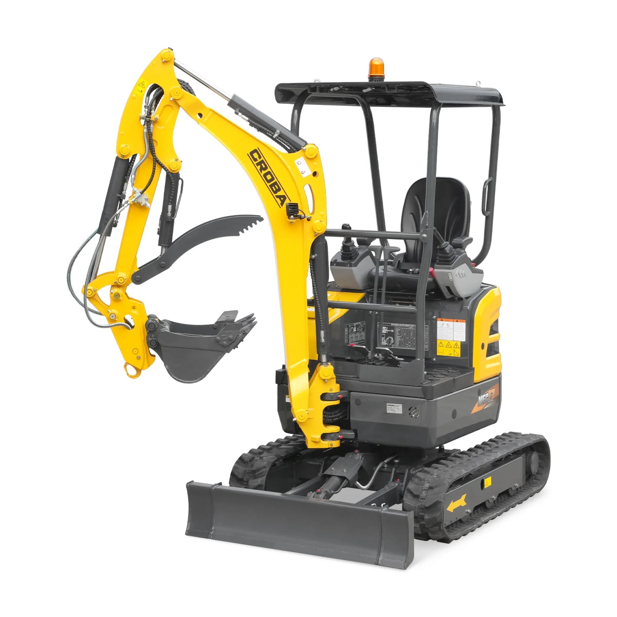 Mini Compact Excavator Kubota D902 Engine,  95" Max. Digging Depth, 1.7 Ton, 4190 LBS Operating Weight,  MEC17PRO