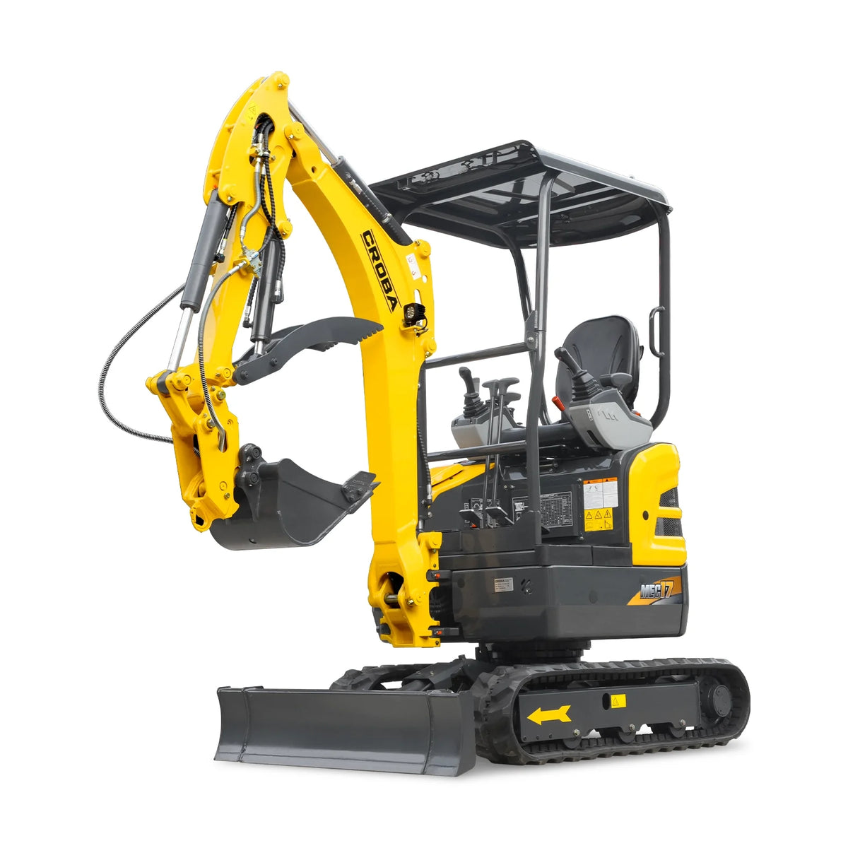 Mini Compact Excavator Kubota D902 Engine,  95" Max. Digging Depth, 1.7 Ton, 4190 LBS Operating Weight,  MEC17PRO
